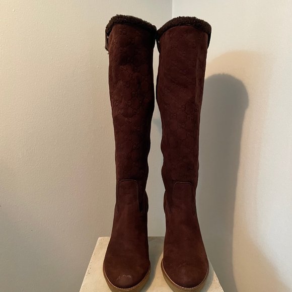 Gucci // Guccisima Suede Boots - Picture 2 of 5